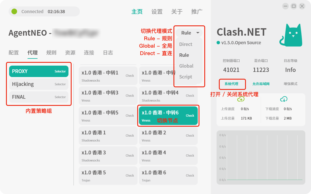 Clash.NET怎么使用 | 下载配置使用教程